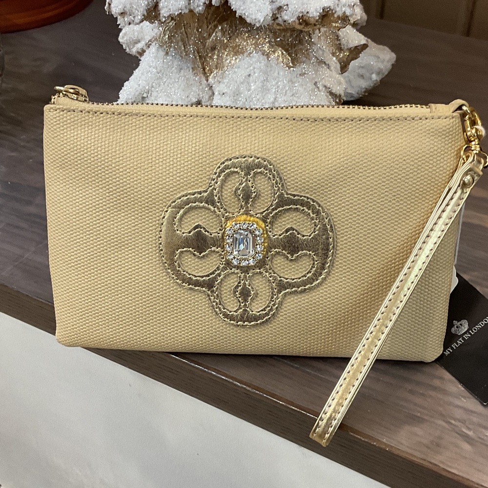 My Flat in London Socialite Zip Pouch NWT